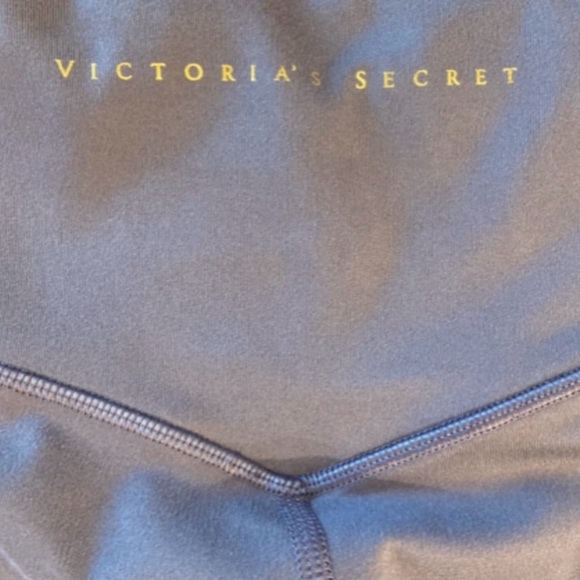 Victoria’s Secret Sport Leggings Lace Up Mesh Leg Purple Blue Size M - Picture 5 of 6